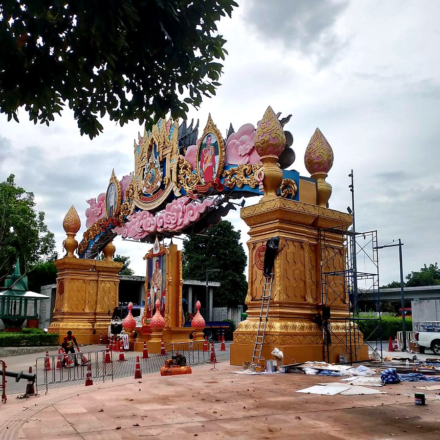 ผลงานซุ้มประตูงานพิธี โดย Banchang Art